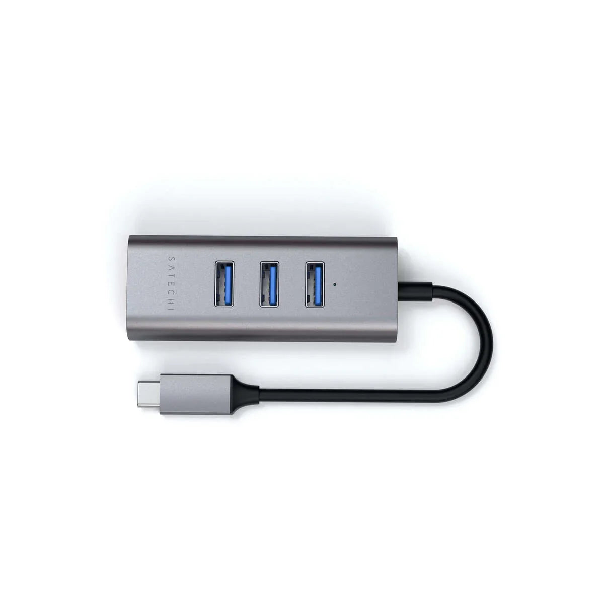 Satechi TYPE-C 2-in-1 3 Port USB 30 Hub & Ethernet - Space Gray