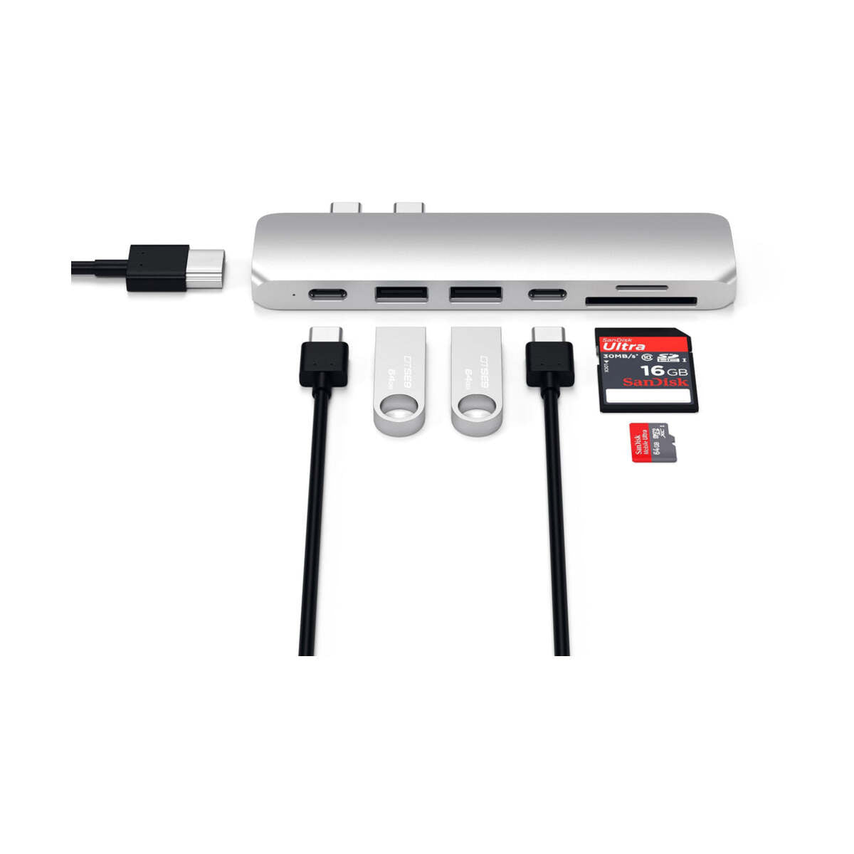 SATECHI Pro Hub Silver