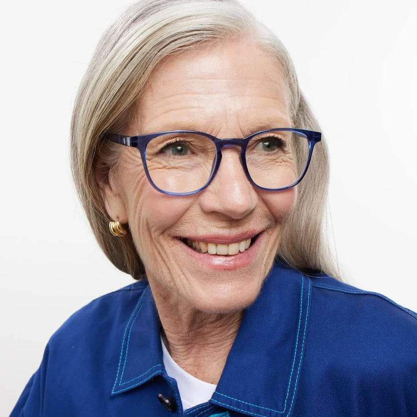 Barner Blue Light Blocking Glasses - Dalston - Bright Cobalt (Glossy)