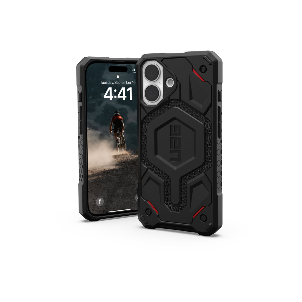 "UAG Monarch Pro Magsafe, Kevlar Black - iPhone 16"