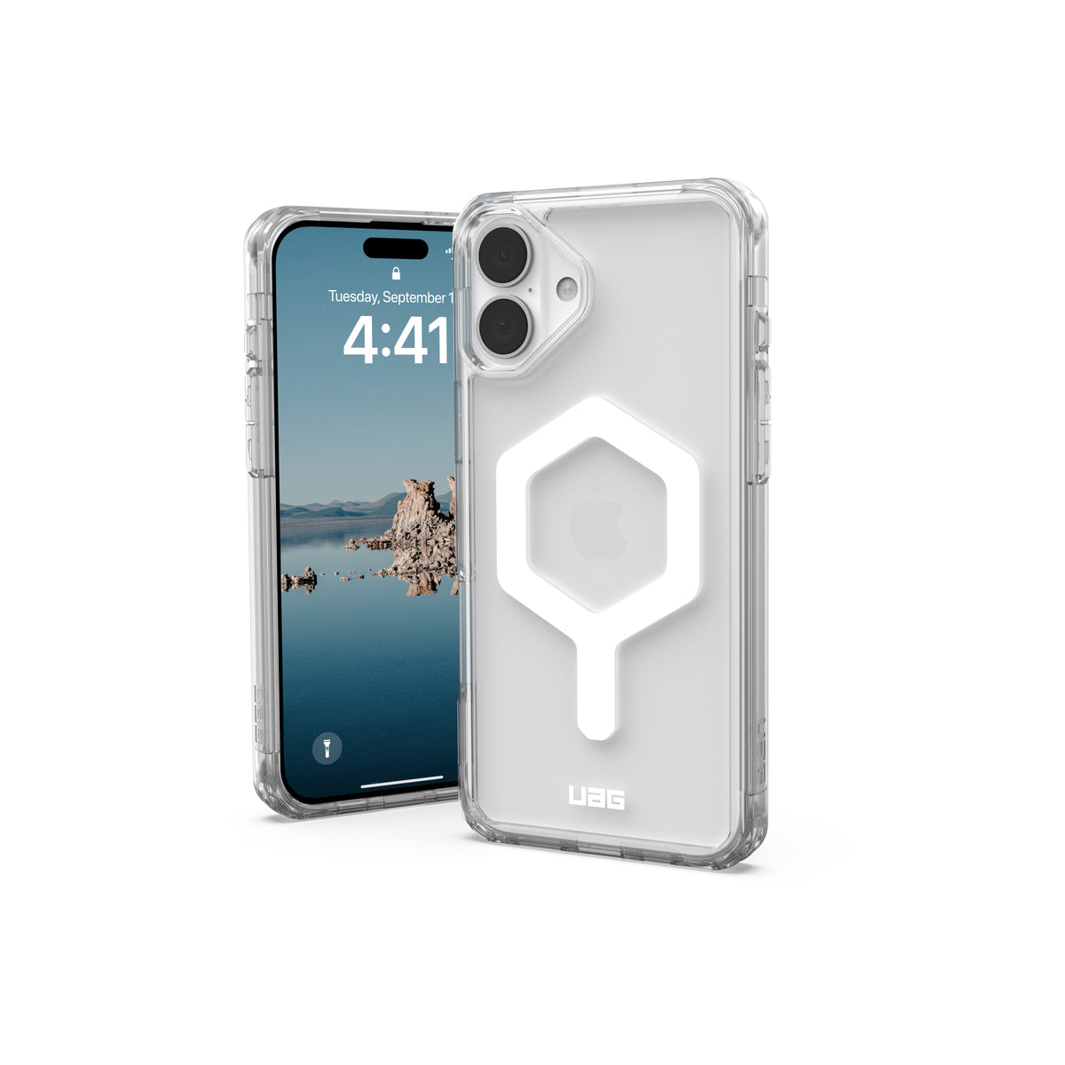 "UAG Plyo Magsafe, Ice/White - iPhone 16 Plus"