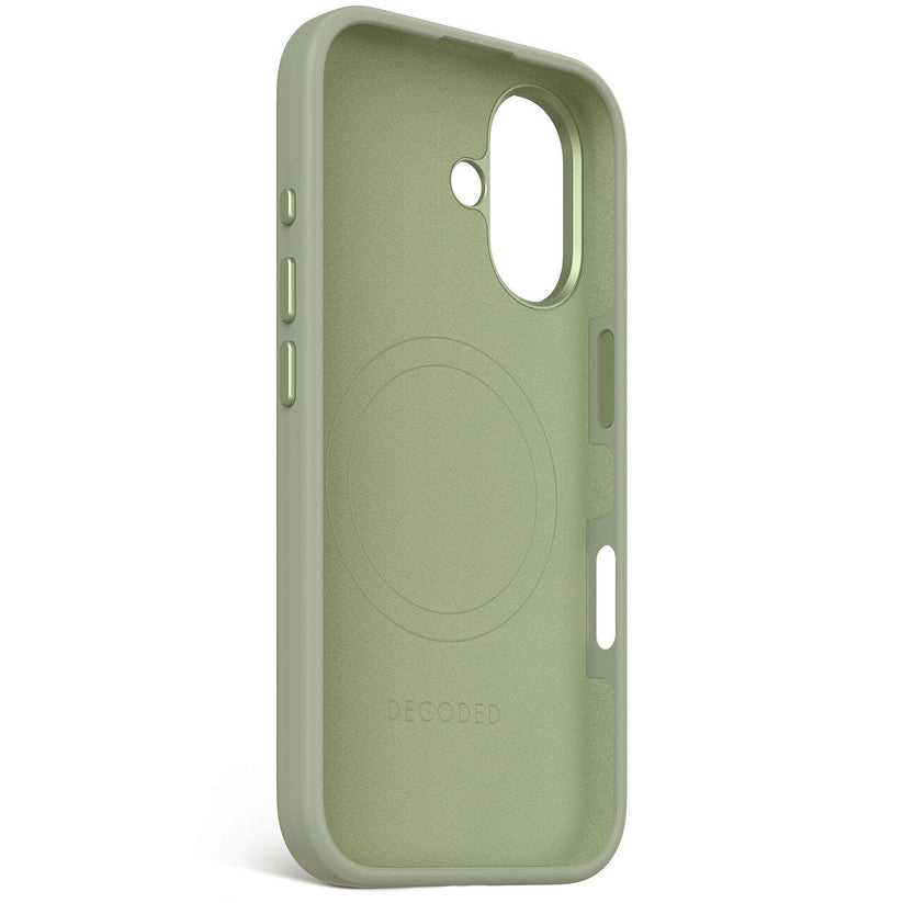 Husa de protectie DECODED din silicon pentru iPhone 16 Plus, Verde