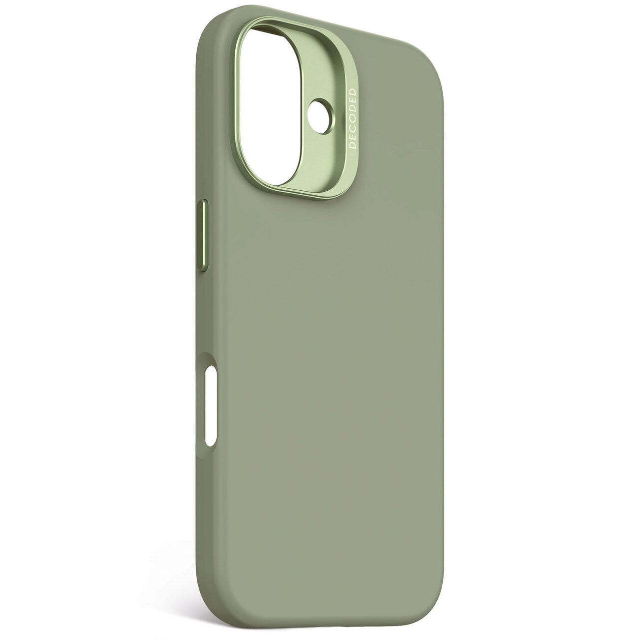 Husa de protectie DECODED din silicon pentru iPhone 16 Plus, Verde
