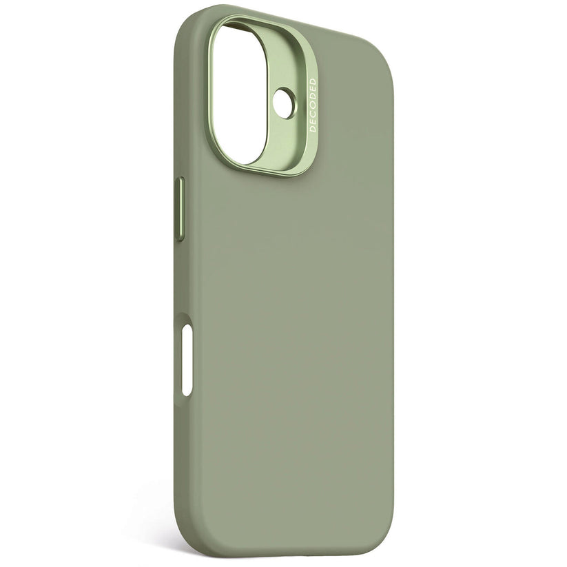Husa de protectie DECODED din silicon pentru iPhone 16 Plus, Verde