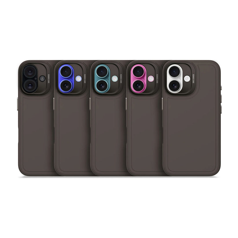Husa de protectie DECODED din silicon pentru iPhone 16 Plus, Negru