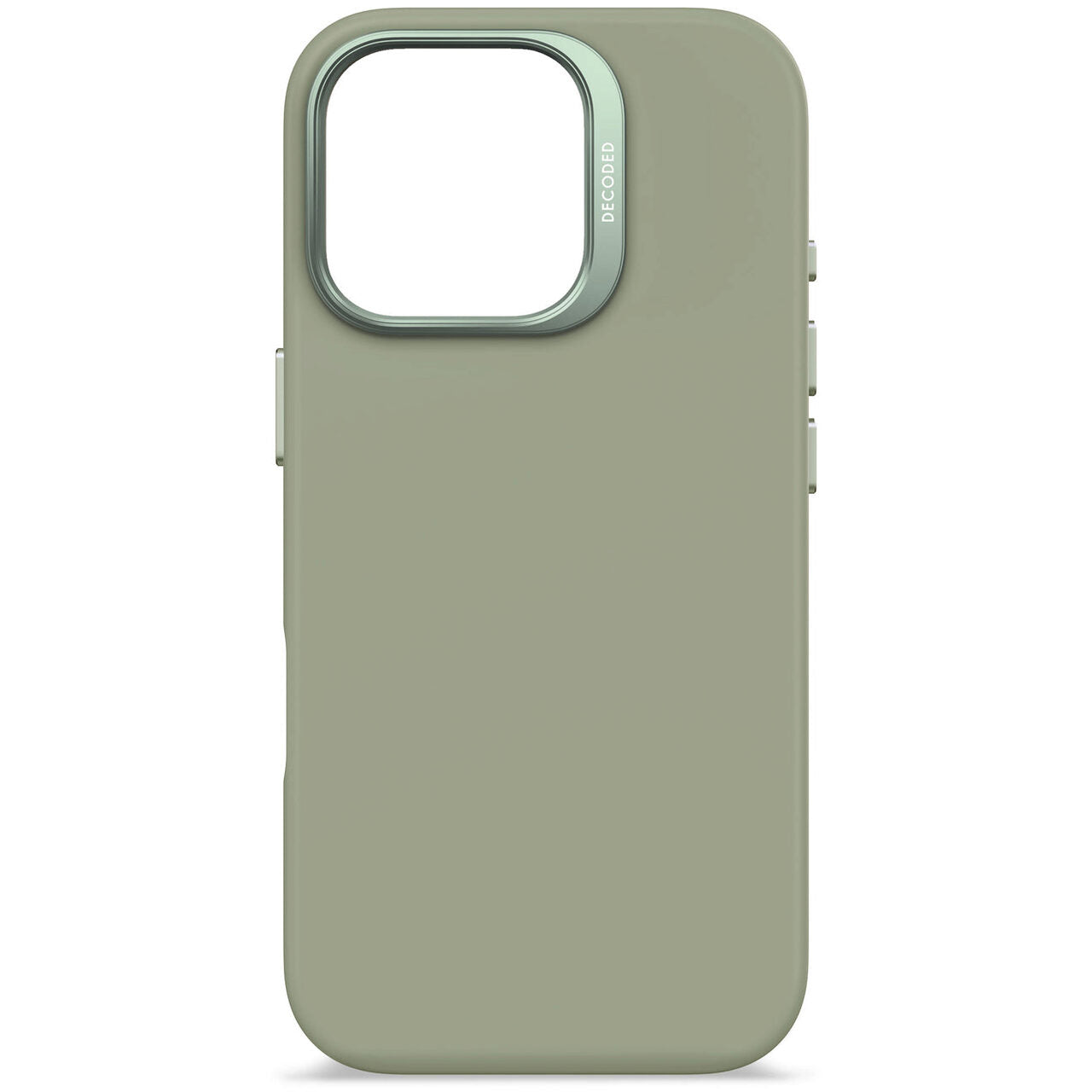Husa de protectie DECODED din silicon pentru iPhone 16 Pro, Verde