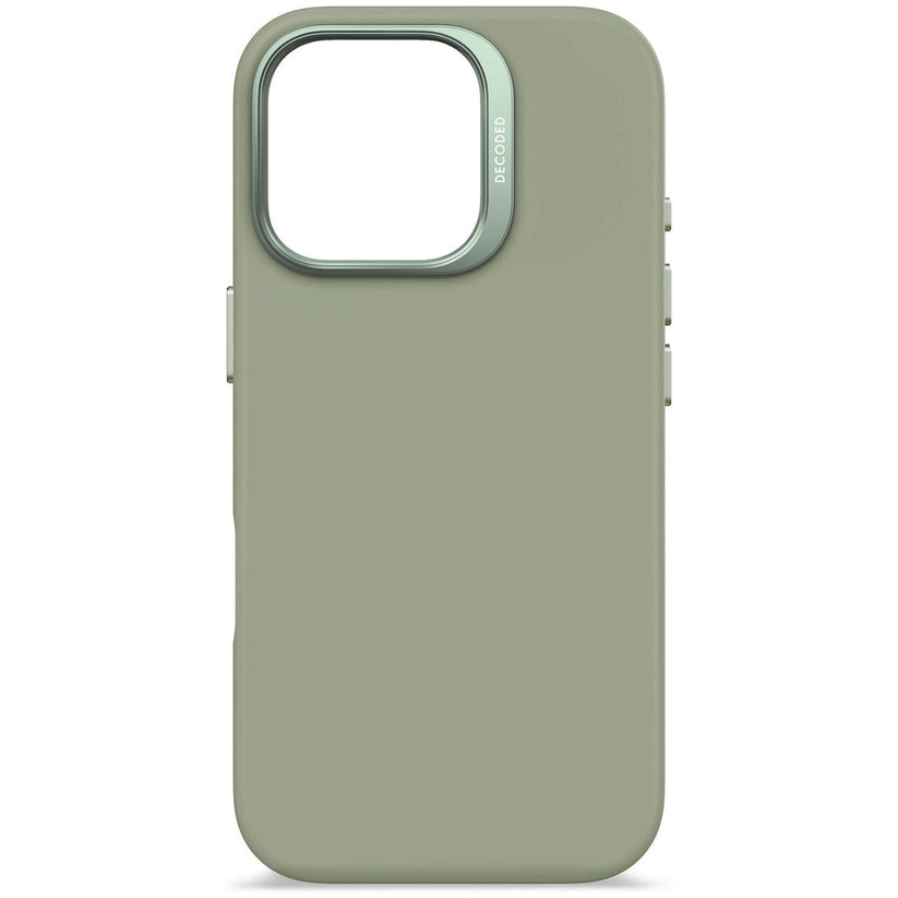 Husa de protectie DECODED din silicon pentru iPhone 16 Pro Max, Verde