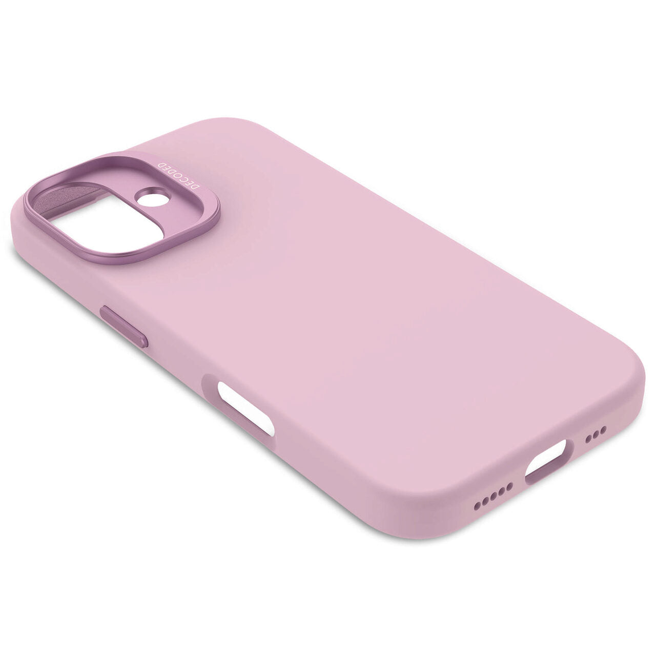 Husa de protectie DECODED din silicon pentru iPhone 16 Plus, Mov deschis