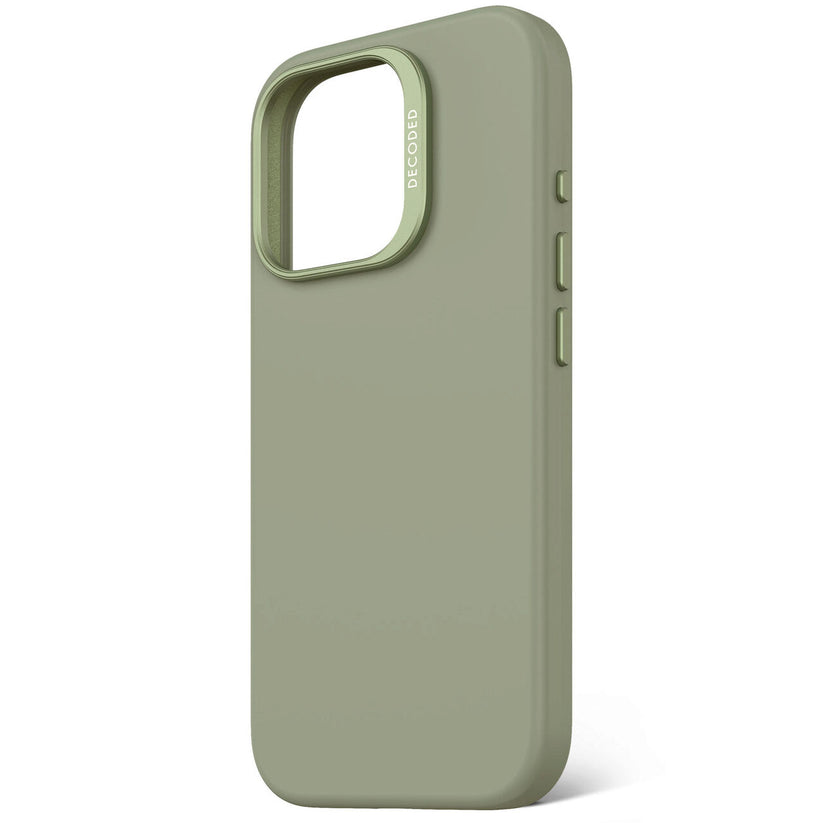 Husa de protectie DECODED din silicon pentru iPhone 16 Pro Max, Verde