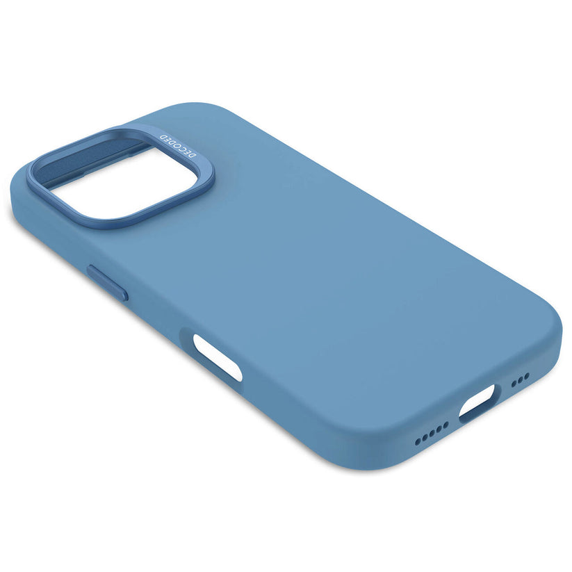 Husa de protectie DECODED din silicon pentru iPhone 16 Pro, Albastru