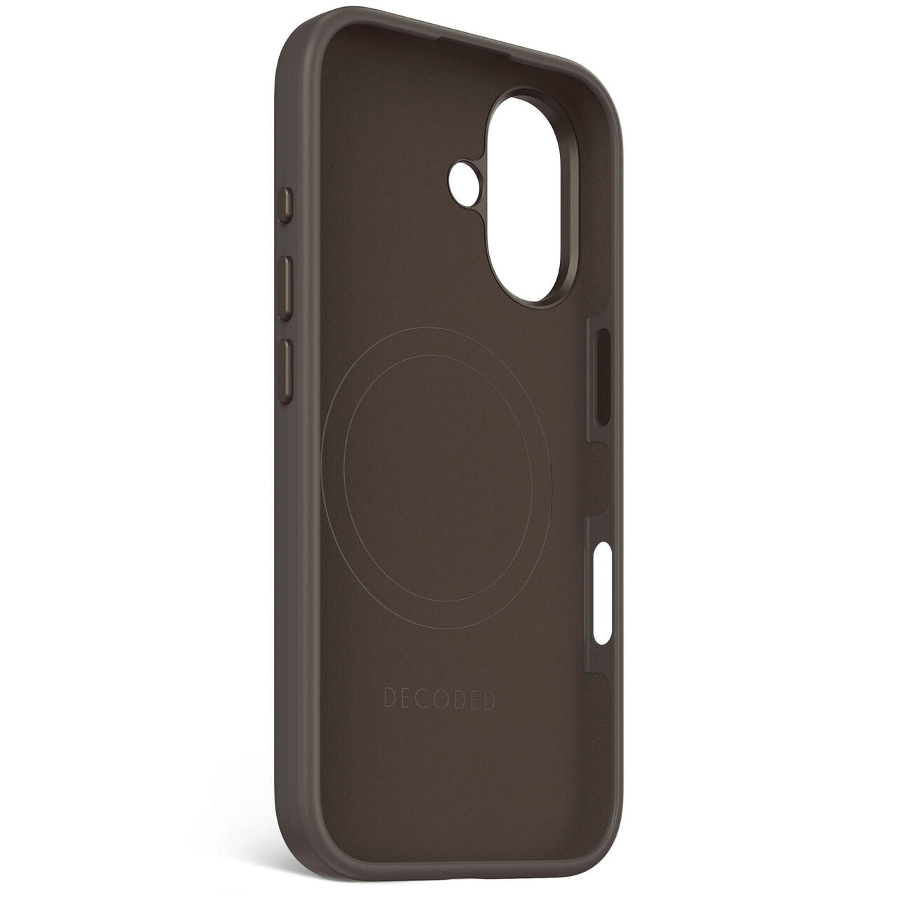 Husa de protectie DECODED din silicon pentru iPhone 16 Plus, Negru