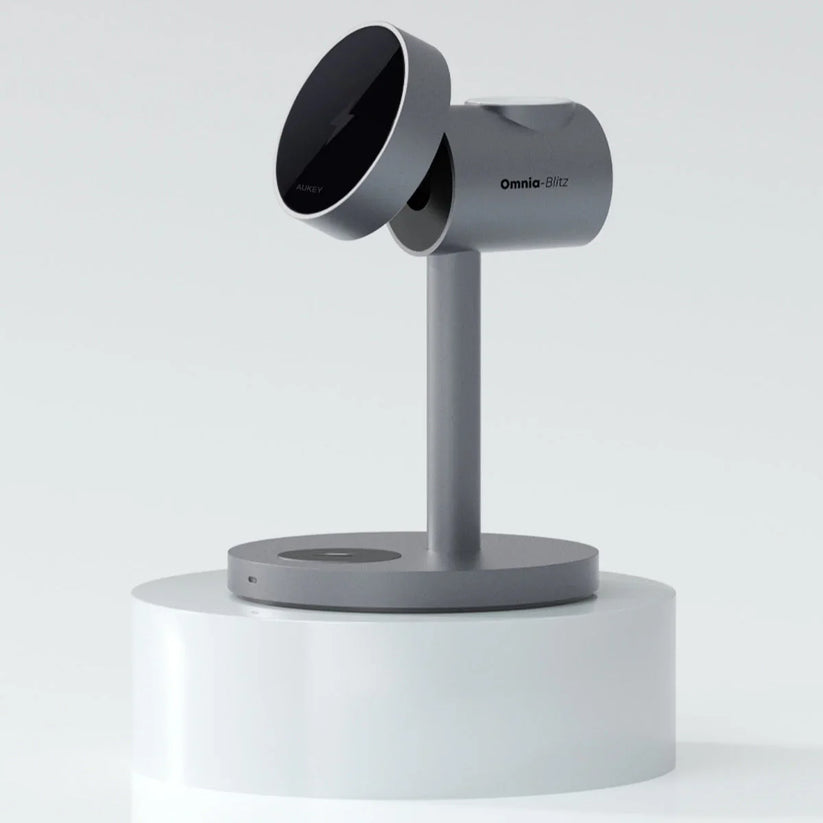 AUKEY MagFusion 3-in-1 Qi2 15W Magnetic Wireless Charger MFI Certified - iSTYLE.mk