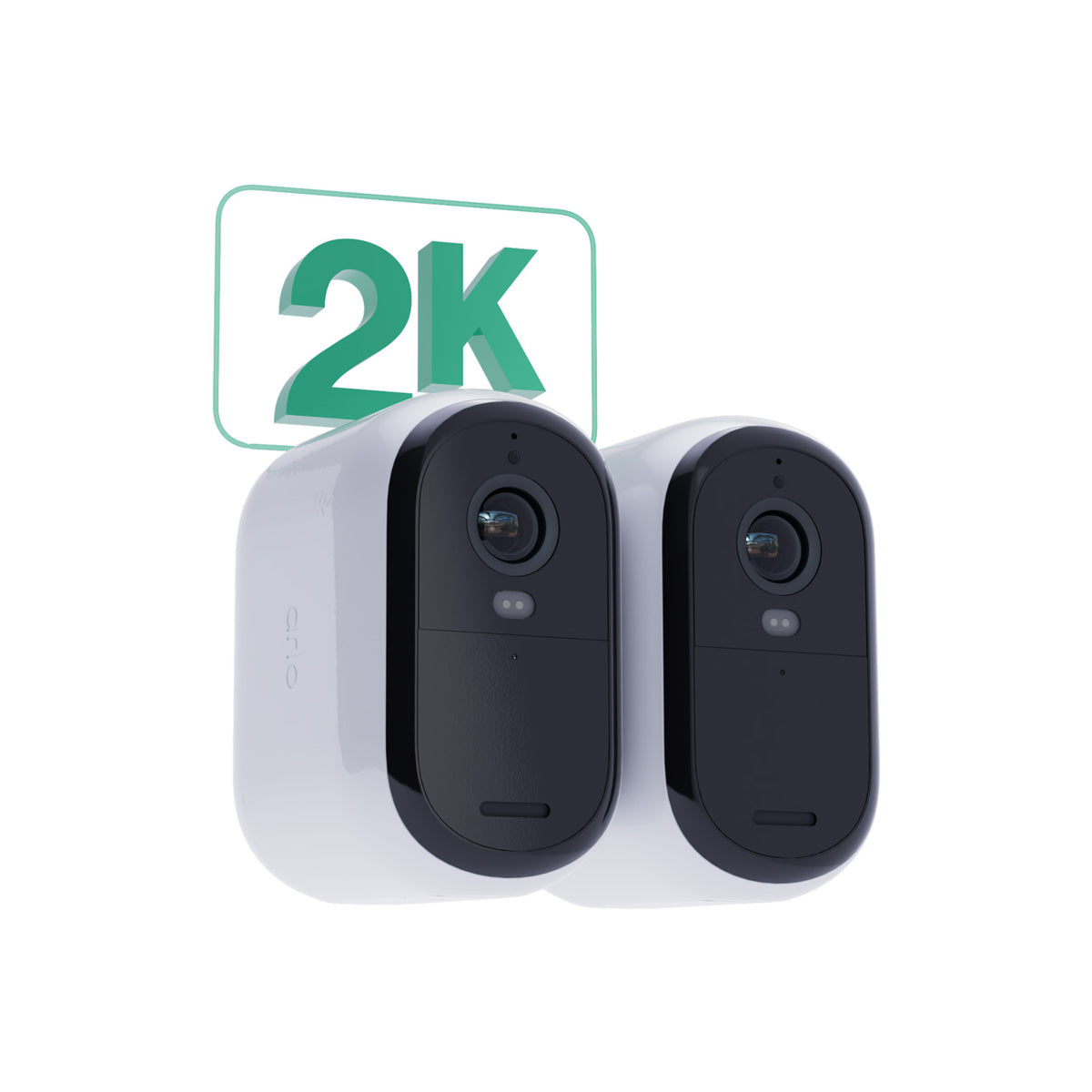 Arlo Essential (Gen.2) XL 2K Outdoor Security Camera - 2 Camera Kit - White