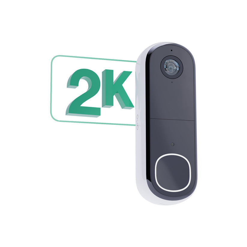 Arlo Essential (Gen.2) Video Doorbell 2K Security wireless - 1 Doorbell - White