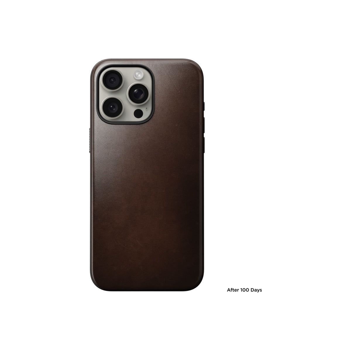 "Nomad Modern Leather Case, brown - iPhone 15 Pro Max"
