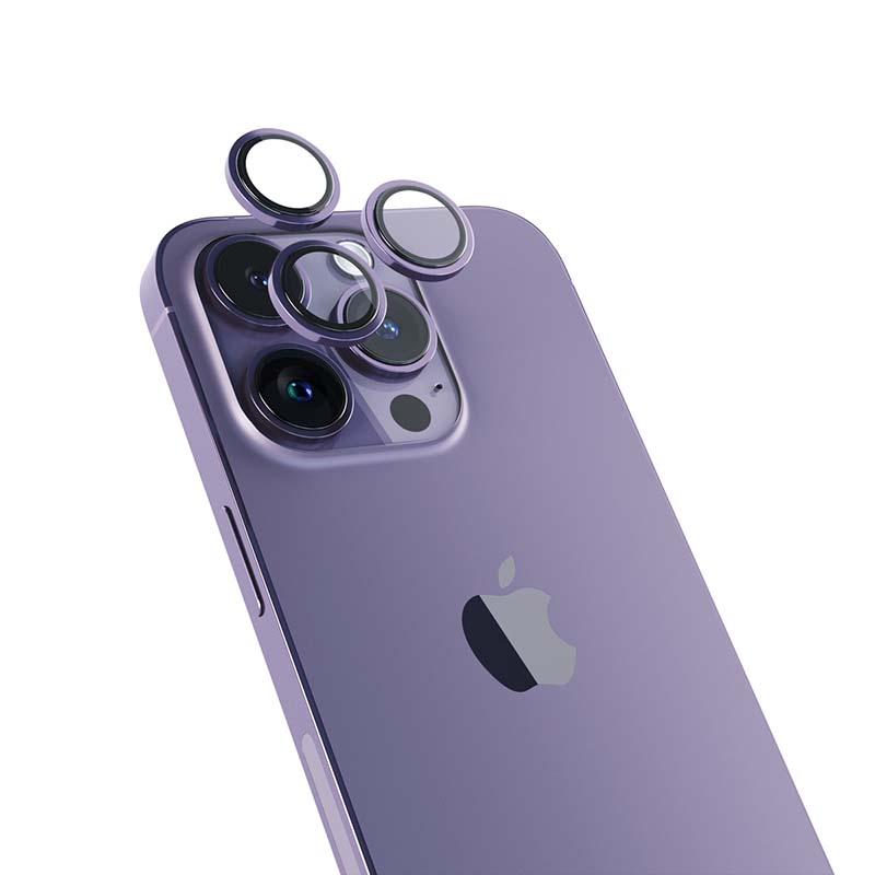 ISTYLE Aluminium Lens Protector - iPhone 14 Pro / 14 Pro Max - Deep Purple