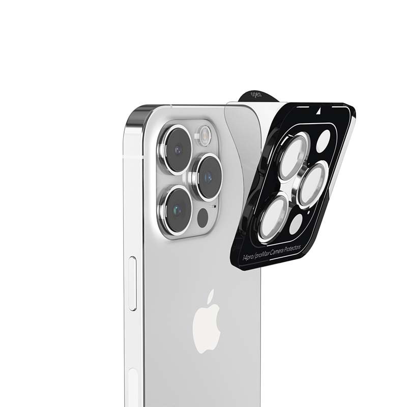 ISTYLE Aluminium Lens Protector - iPhone 14 Pro / 14 Pro Max - Silver