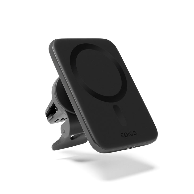 Epico Ultrathin Wireless Car Charger MagSafe compatible - Black