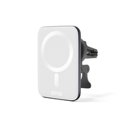 ISTYLE Ultrathin Wireless Car Charger - MagSafe compatible - Silver/White