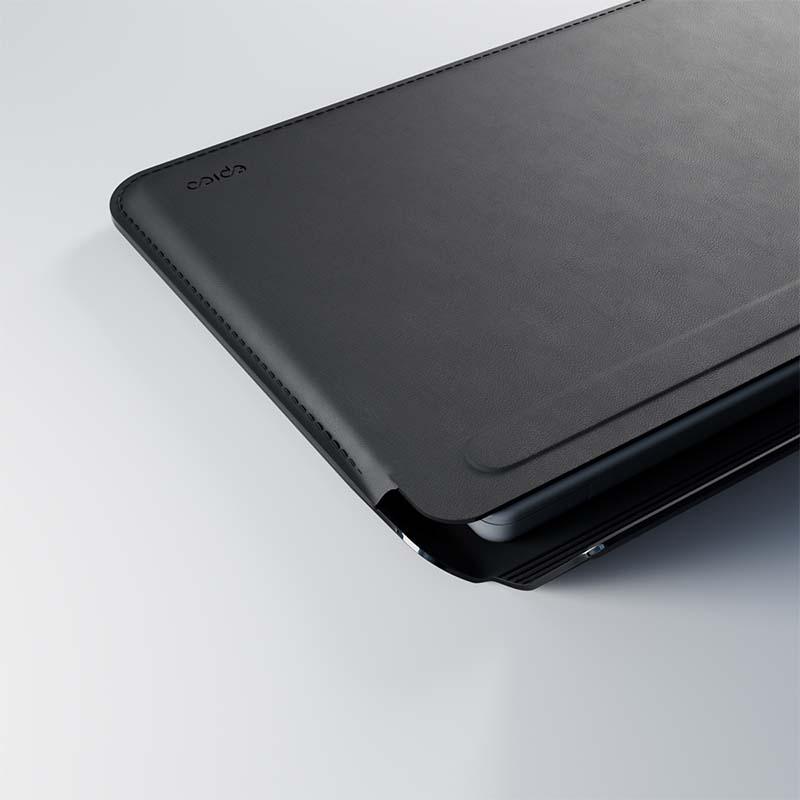 Epico Leather Sleeve for MacBook Air 15" - Black