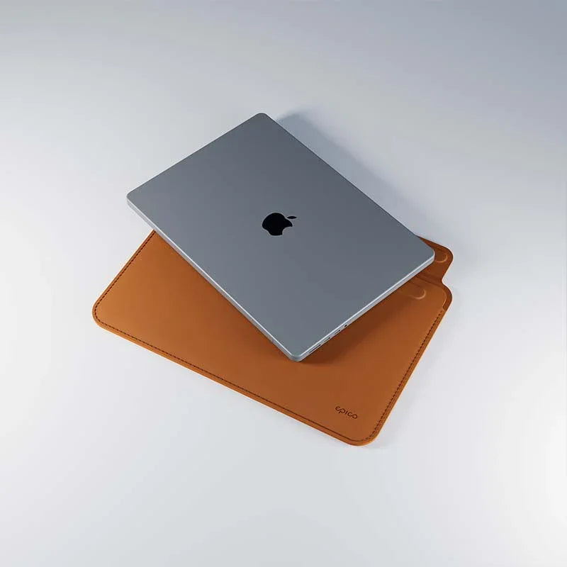 Epico Leather Sleeve for MacBook Air 15" - Brown