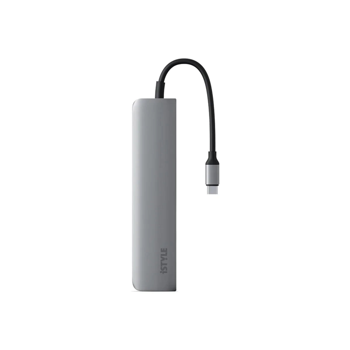 iStyle 6in1 Aluminium Hub 8K with USB-C connector - space gray