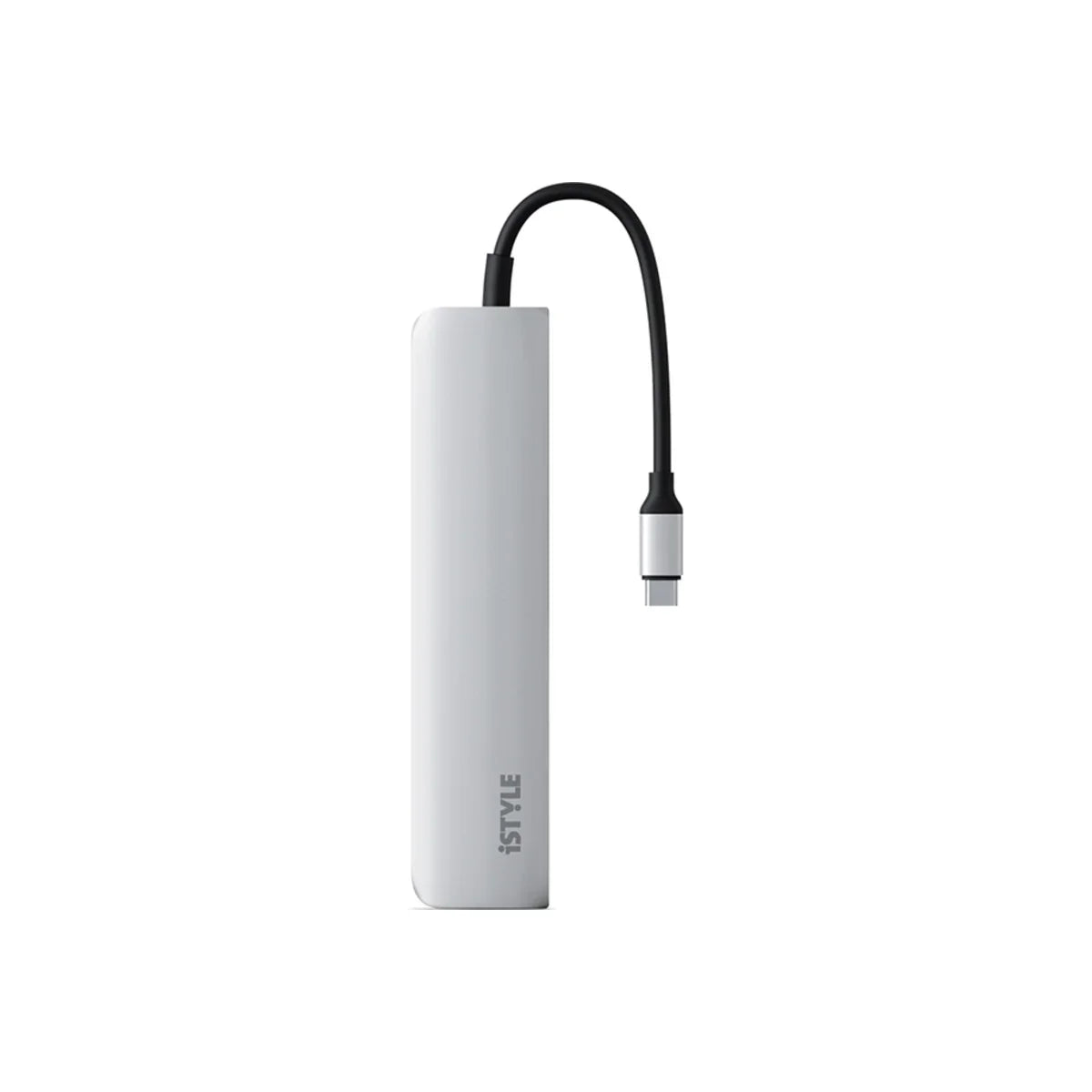 iStyle 6in1 Aluminium Hub 8K with USB-C connector - silver