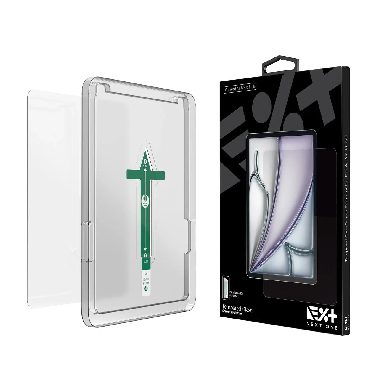 NEXT ONE TEMPERED GLASS SCREEN PROTECTOR FOR IPAD AIR M2 13 INCH