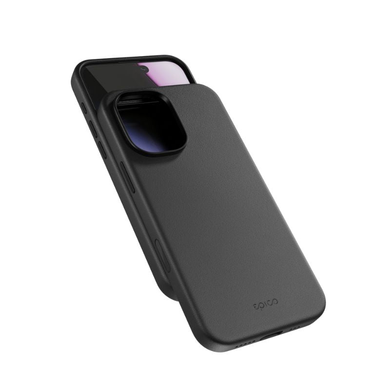 Epico Leather Pro Mag+ Case iPhone 17 Qi2 & MagSafe Compatible - black