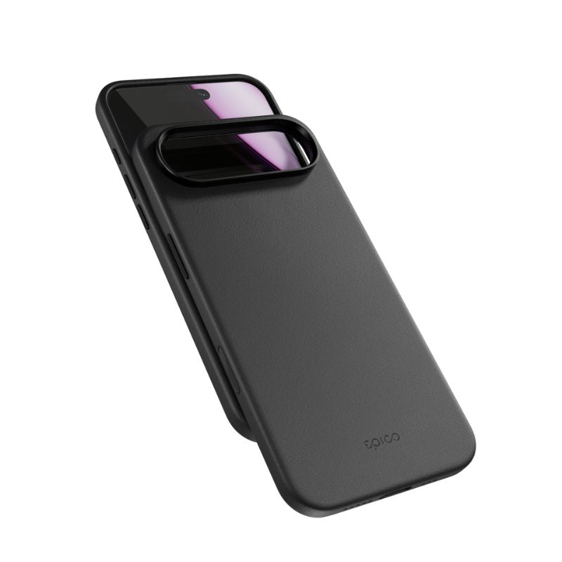 Epico Leather Pro Mag+ Case iPhone 17 Air Qi2 & MagSafe Compatible - black