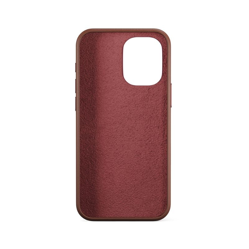 Epico Leather Pro Mag+ Case iPhone 17 Qi2 & MagSafe Compatible - brown