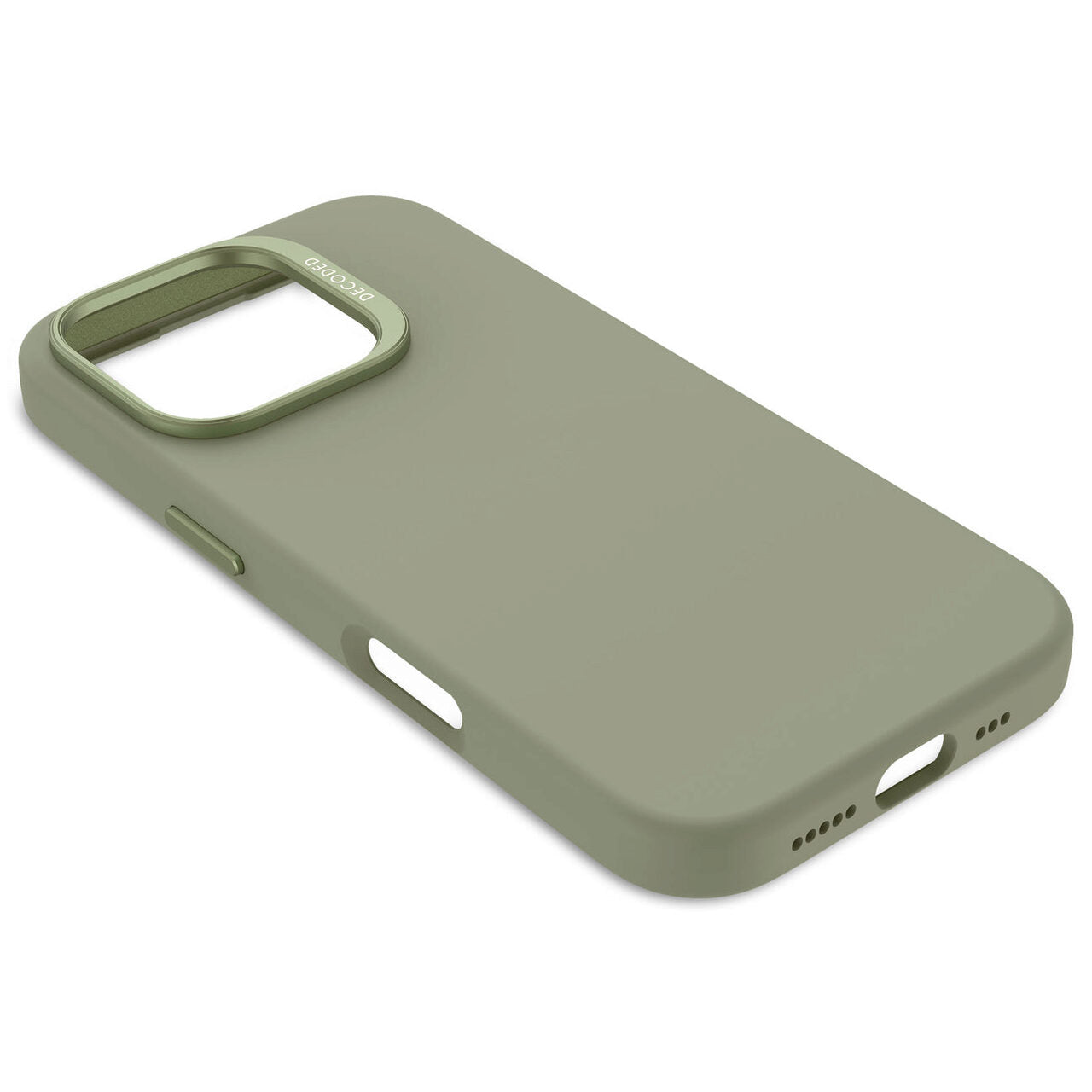 Husa de protectie DECODED din silicon pentru iPhone 16 Pro Max, Verde