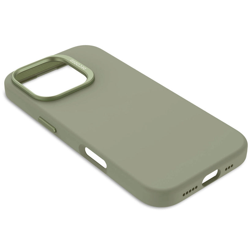 Husa de protectie DECODED din silicon pentru iPhone 16 Pro Max, Verde