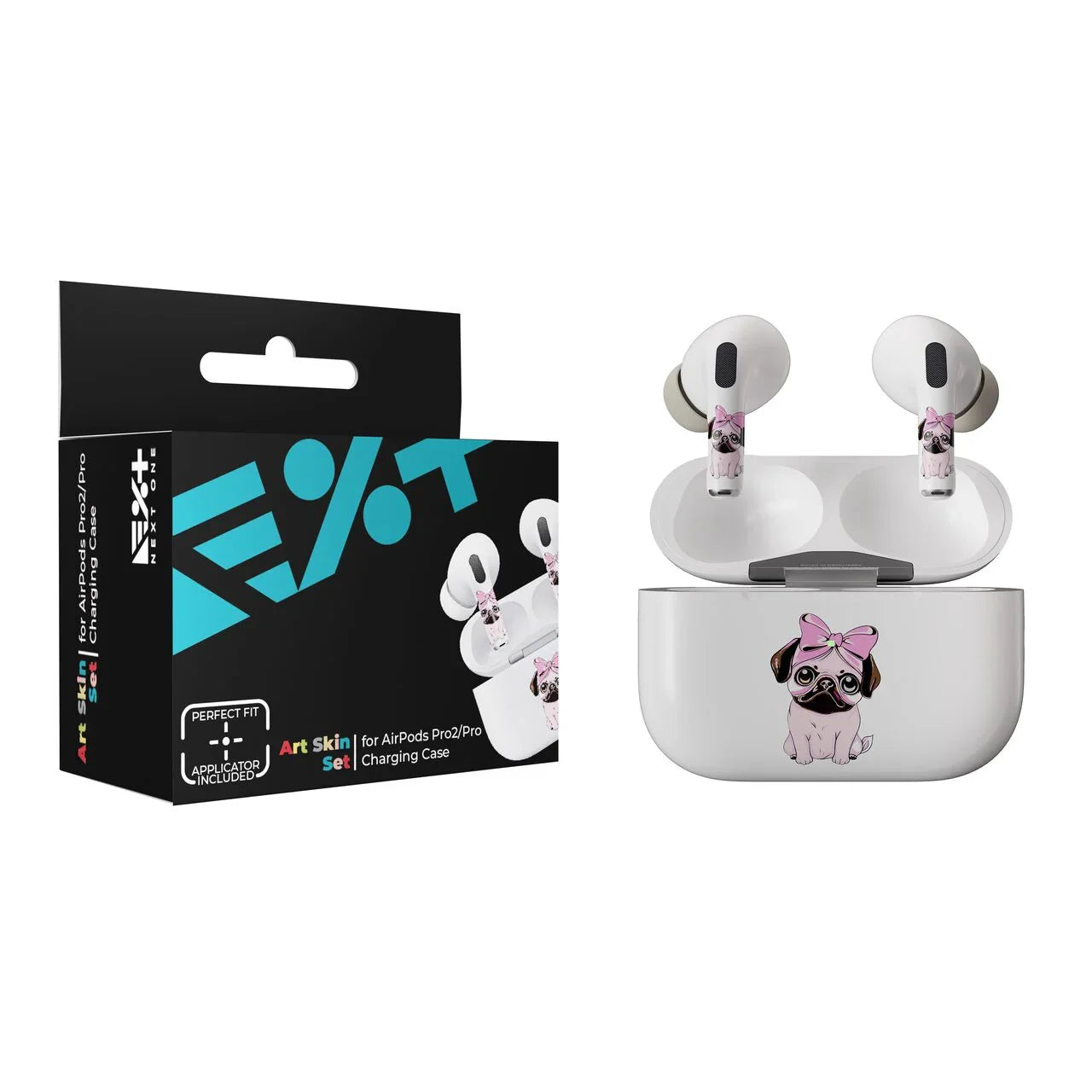 Skin NEXT ONE pentru AirPods Pro - Pug Roz
