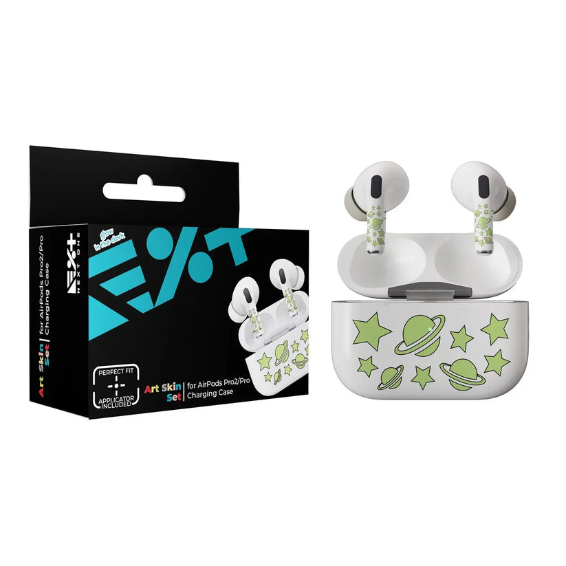 Skin NEXT ONE pentru AirPods Pro - Planete fosforescente
