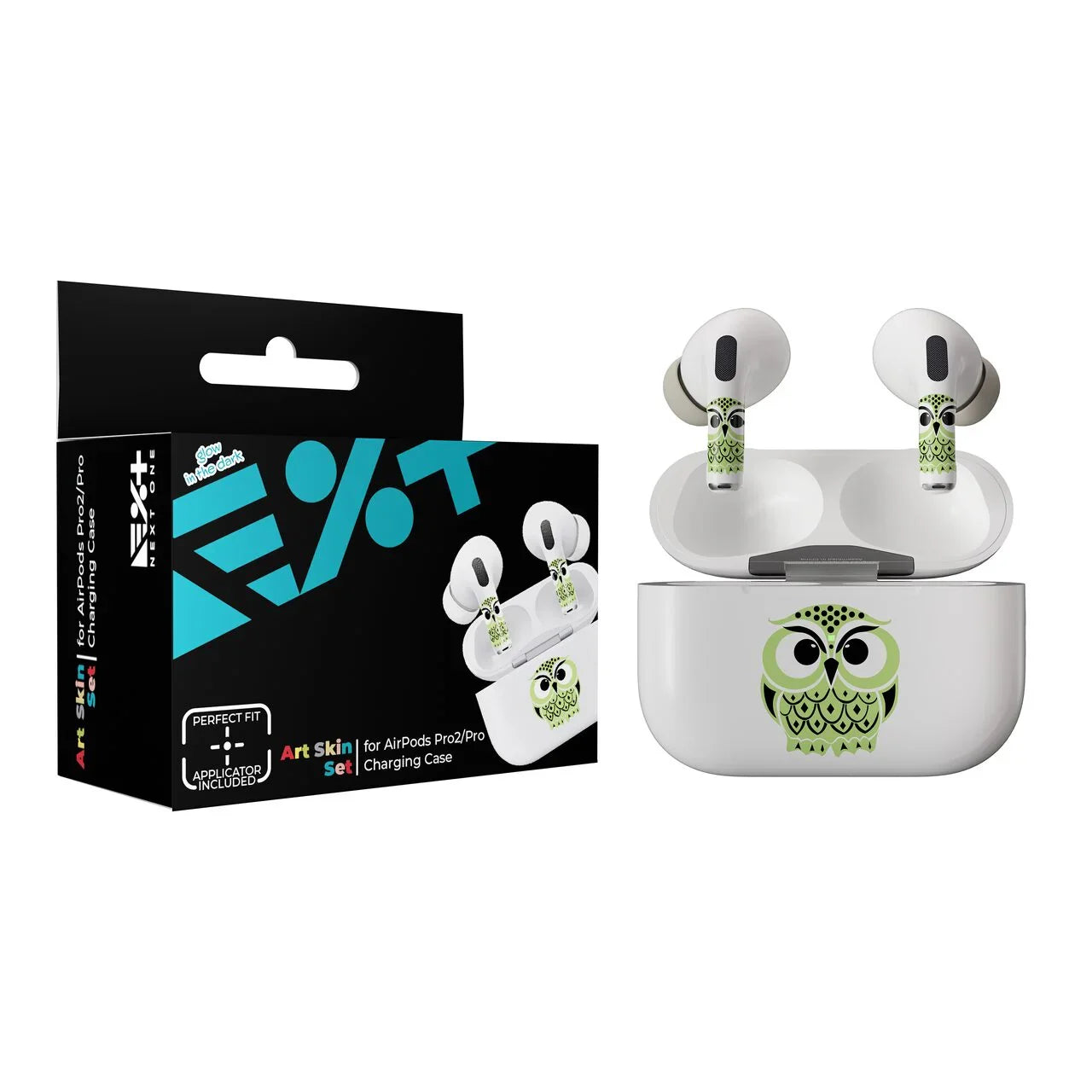 Skin NEXT ONE pentru AirPods Pro - Bufnita fosforescenta