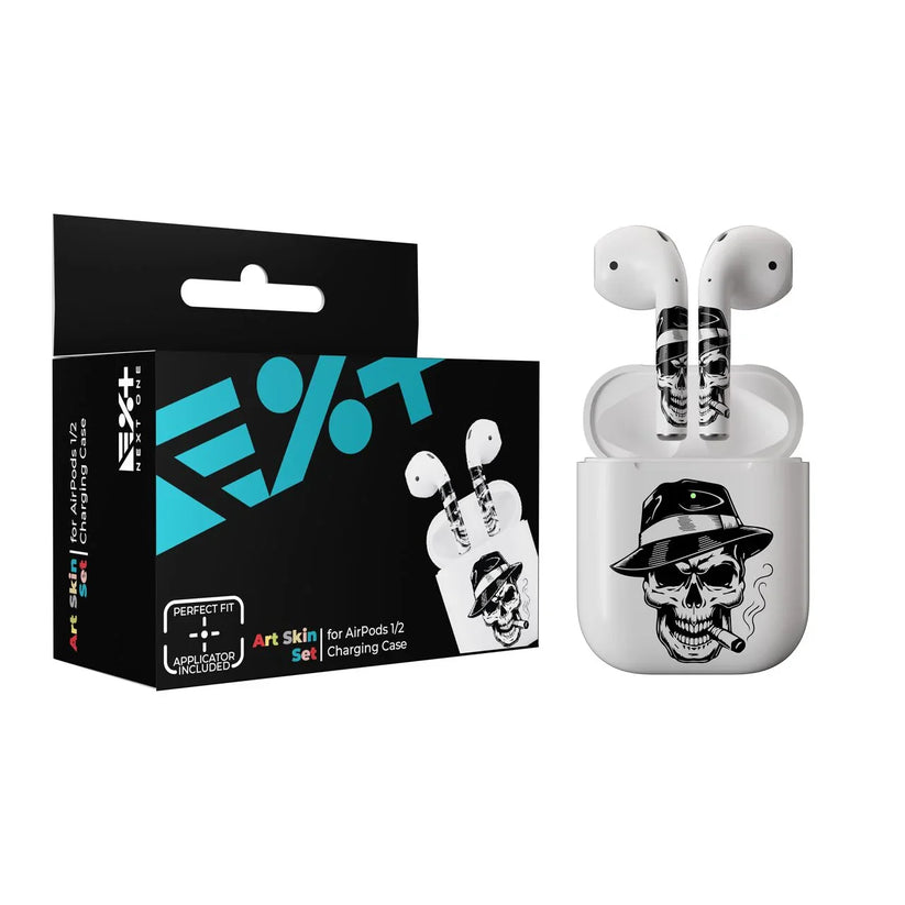 Skin NEXT ONE pentru AirPods - Craniu