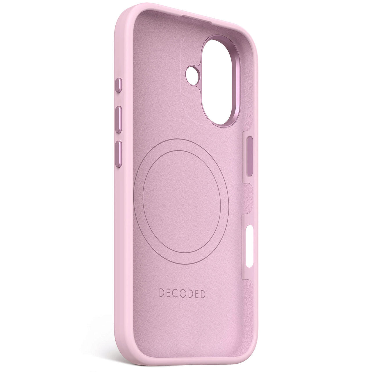 Husa de protectie DECODED din silicon pentru iPhone 16, Mov deschis