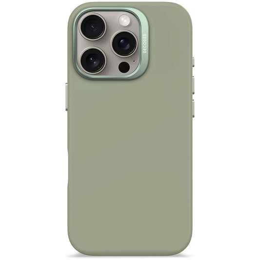 Husa de protectie DECODED din silicon pentru iPhone 16 Pro Max, Verde