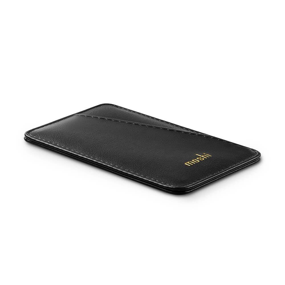 Slim Wallet Magnetic card wallet with tap-and-go pass-through - Black