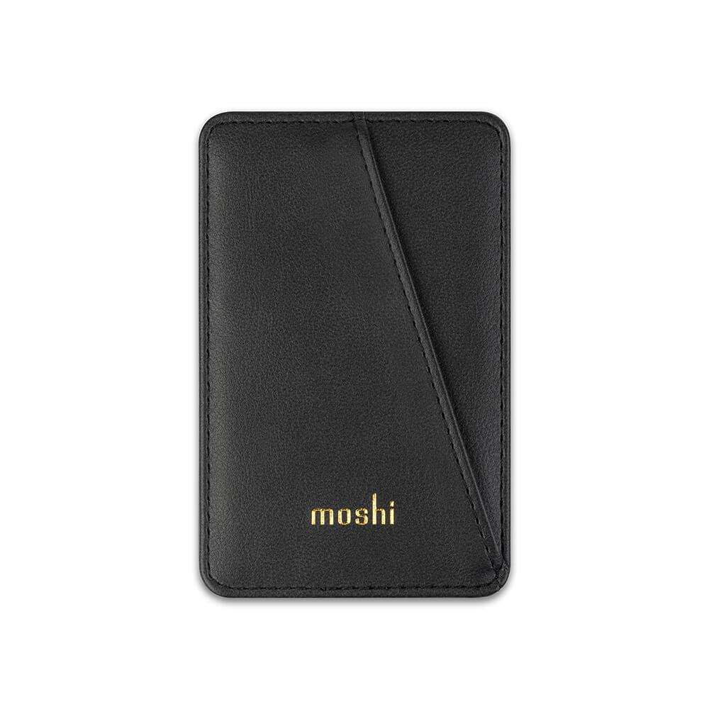 Slim Wallet Magnetic card wallet with tap-and-go pass-through - Black