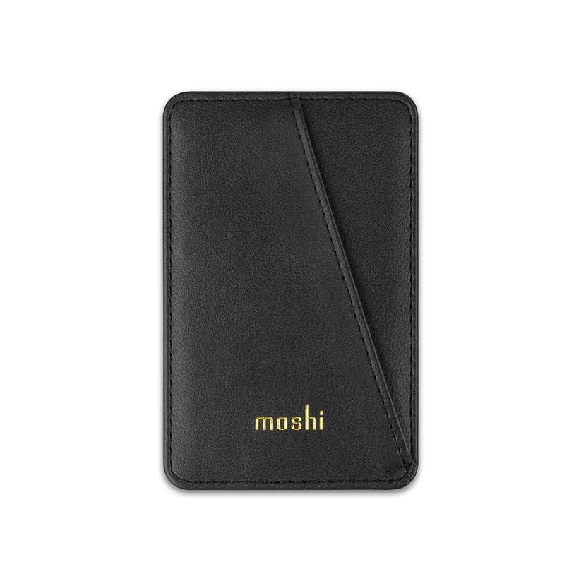 Slim Wallet Magnetic card wallet with tap-and-go pass-through - Black