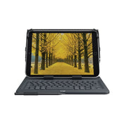 Logitech Universal Folio Keyboard case with Bluetooth for 9-10 inch Apple, Android, Windows tablets for 9-10 inch tablets - Black - UK