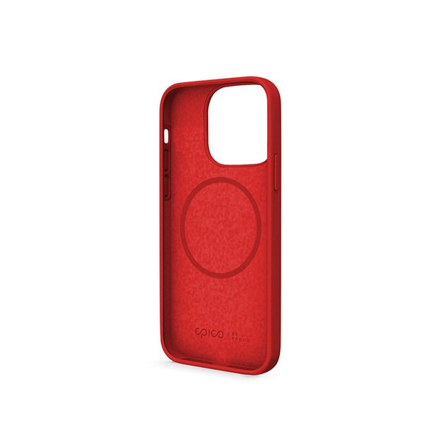 EPICO SILICONE MAGNETIC - MAGSAFE COMPATIBLE CASE iPhone 13 Pro Max - red