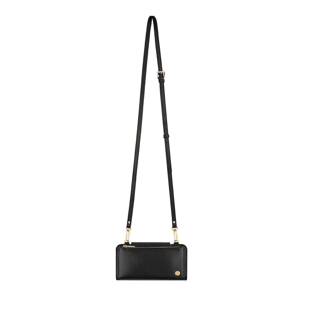 Crossbody Wallet All-in-one carrying wallet - Jet Black