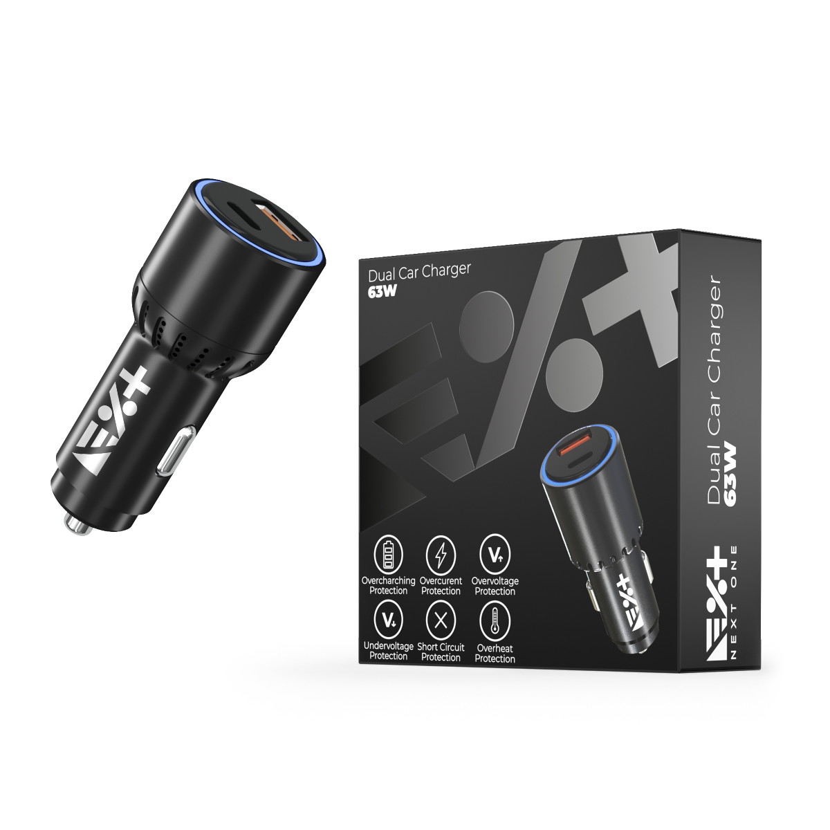 DUAL 63W CAR CHARGER