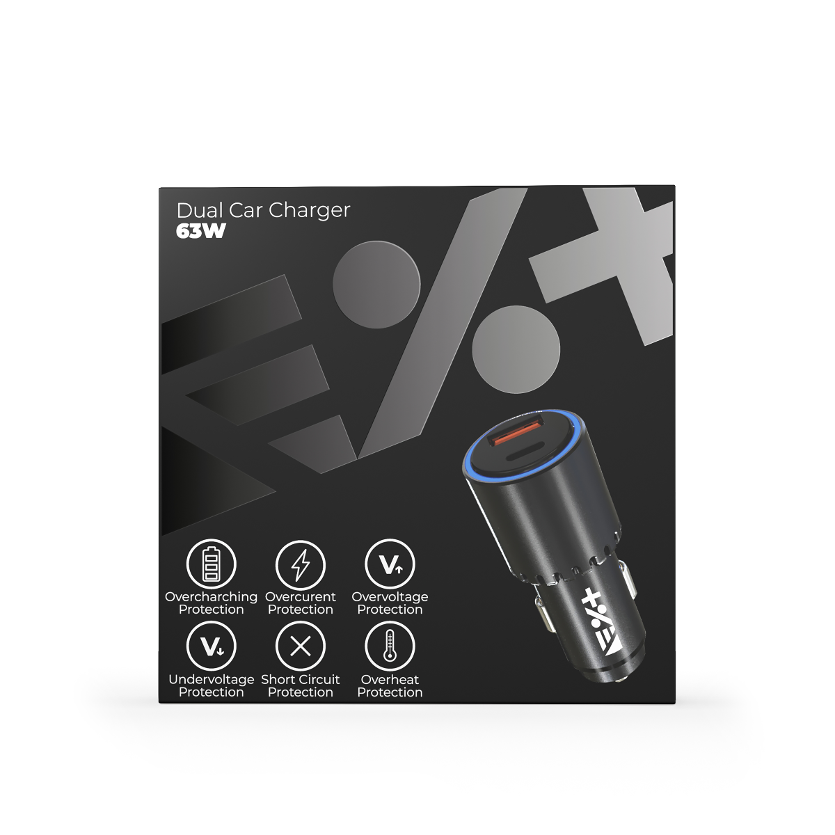 DUAL 63W CAR CHARGER