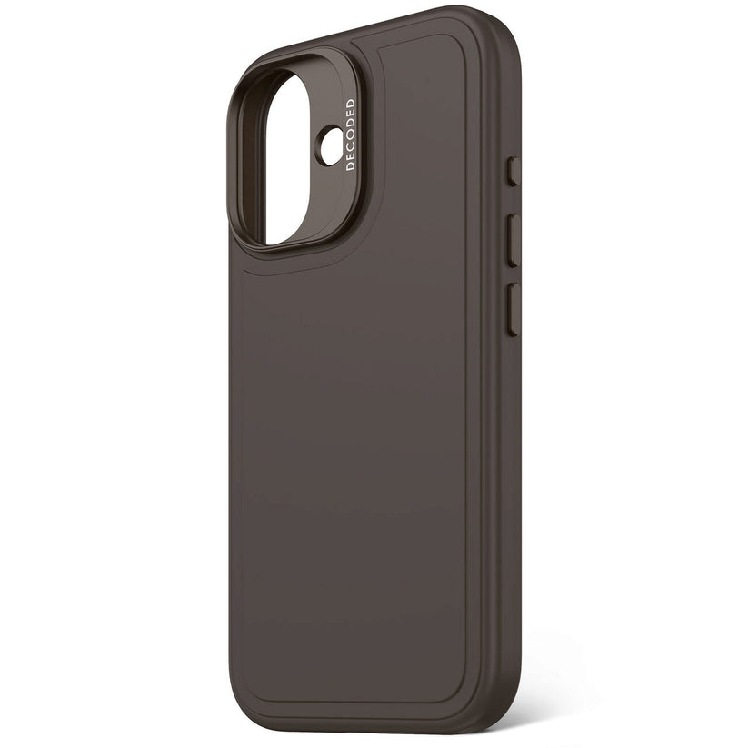 Husa de protectie DECODED din silicon pentru iPhone 16 Plus, Negru