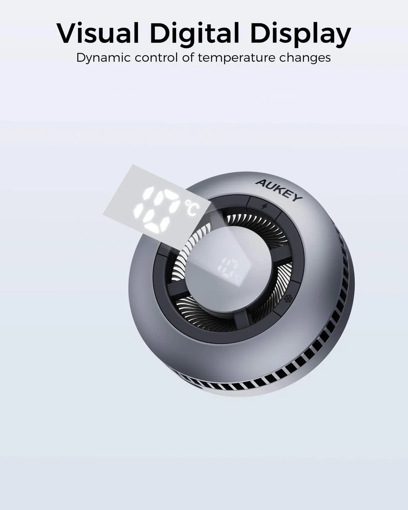 AUKEY MagFusion GameFrost Qi2 Magnetic Fast Wireless Charging Active Cooling - iSTYLE.mk