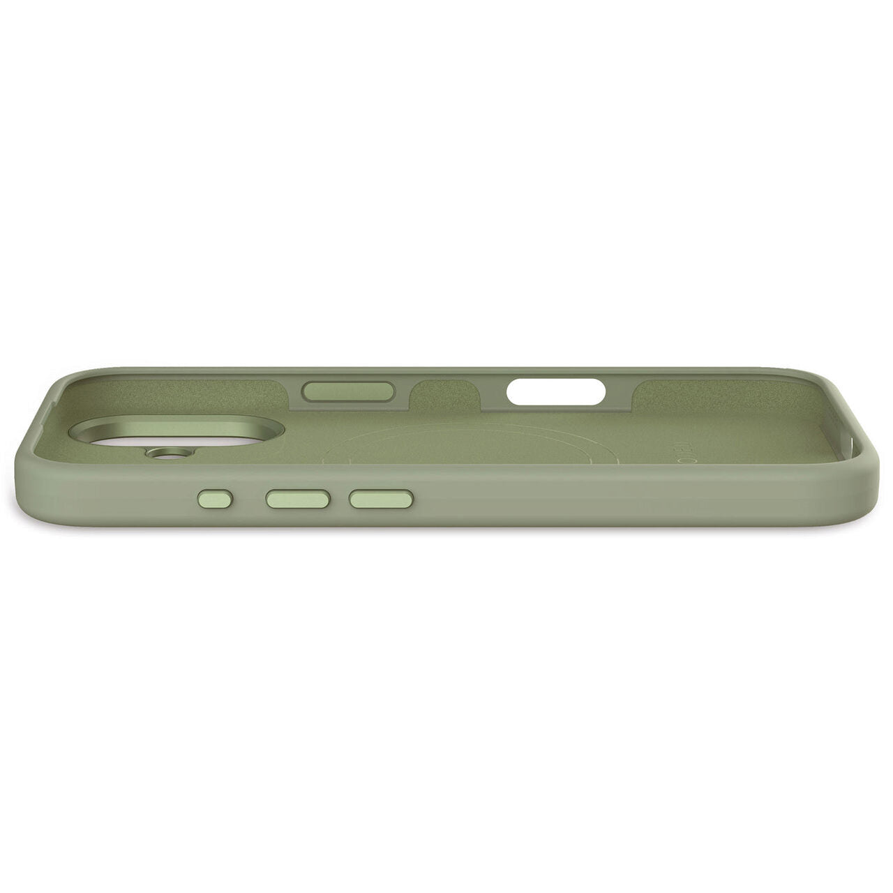Husa de protectie DECODED din silicon pentru iPhone 16 Plus, Verde